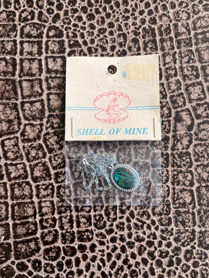 VINTAGE/DEADSTOCK SHELL OF MINE ABALONE NECKLACE