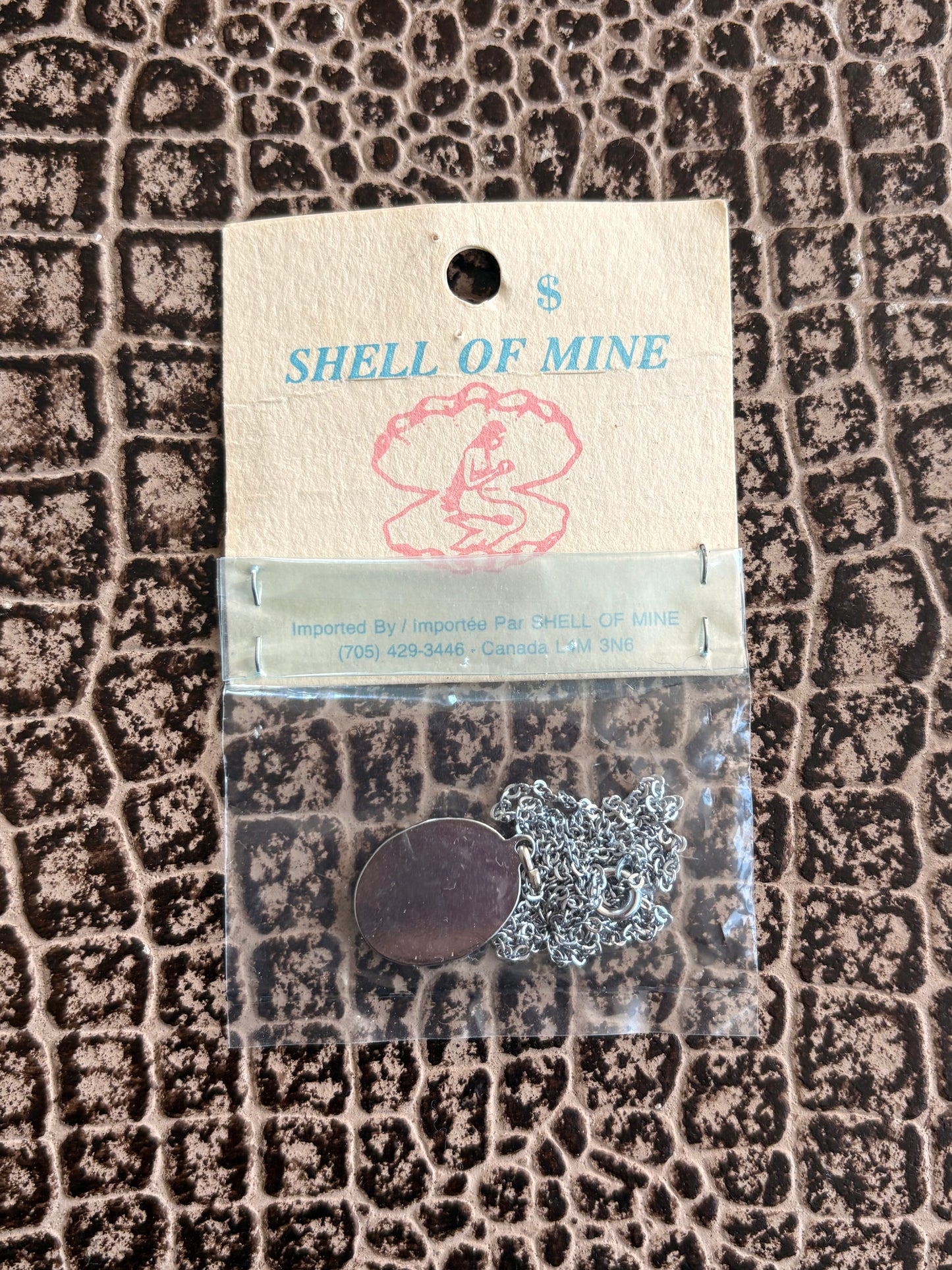 VINTAGE/DEADSTOCK SHELL OF MINE ABALONE NECKLACE