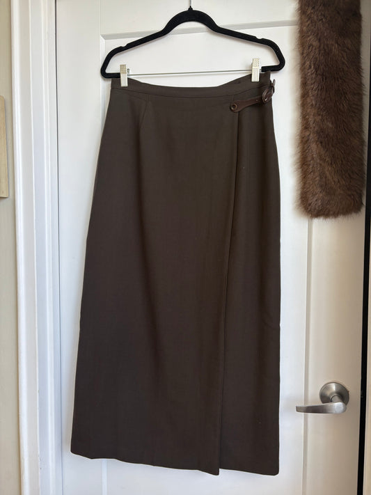 WOOL MAXI SKIRT - 12