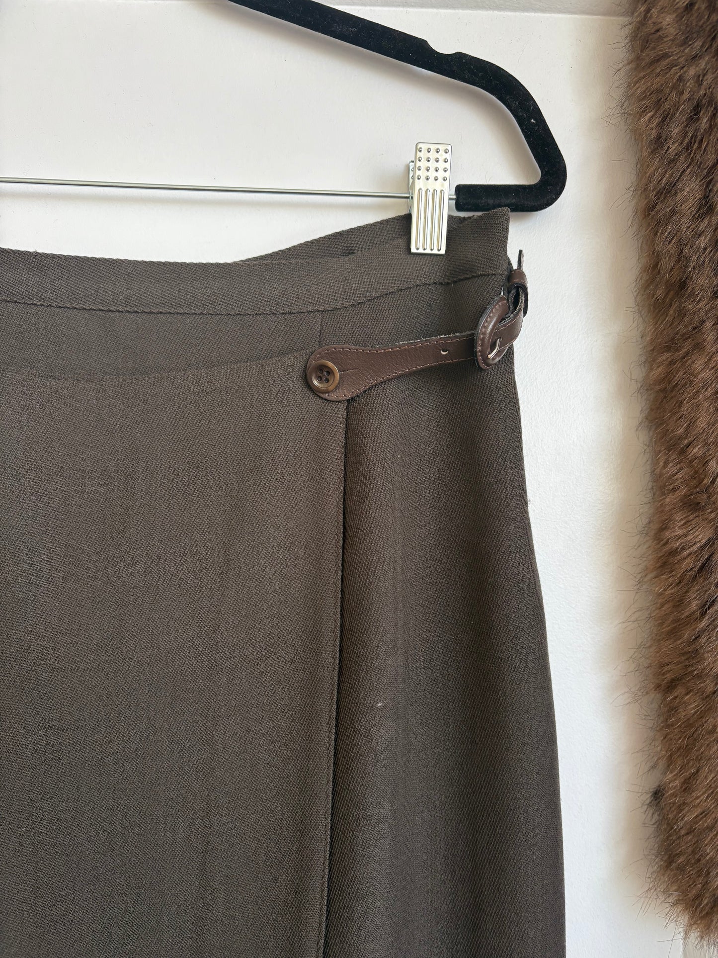 WOOL MAXI SKIRT - 12