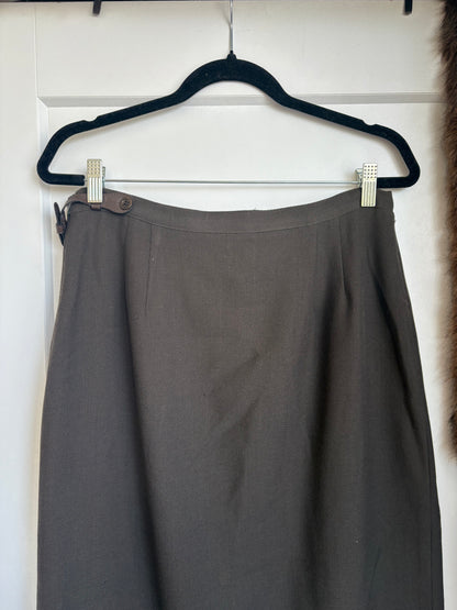 WOOL MAXI SKIRT - 12