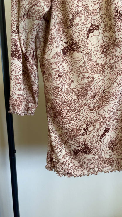 VINTAGE BEECHERS BROOK PAISLEY TOP